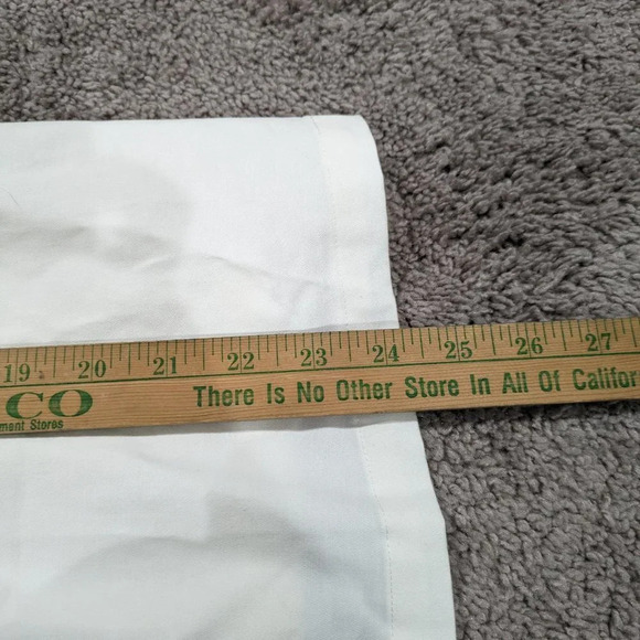 Bob Mackie Womens White Zip Zag Embroidered Button Front Twill Jacket Size 1X - Picture 7 of 9